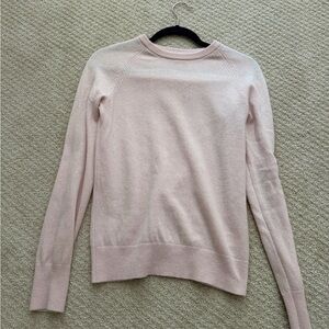 Equipment light pink cashmere sweater